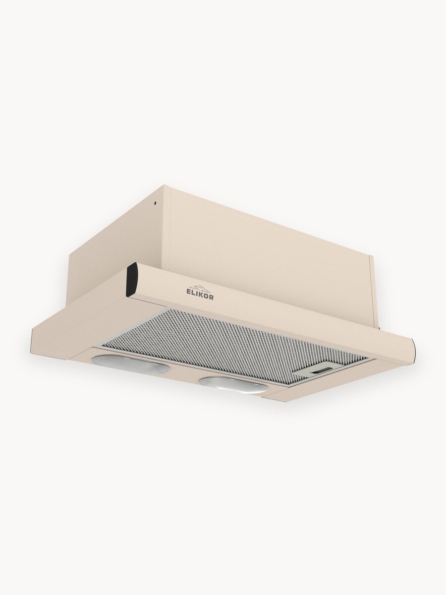 Кухонная вытяжка Elikor: Интегра 60П-400-В2Л, кремовый