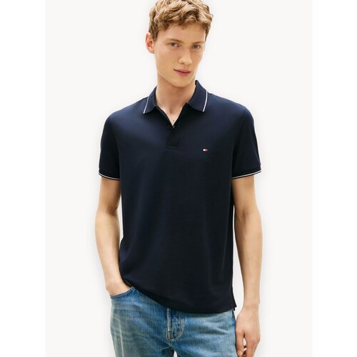 фото Поло tommy hilfiger, 1 шт., размер 2xl, синий