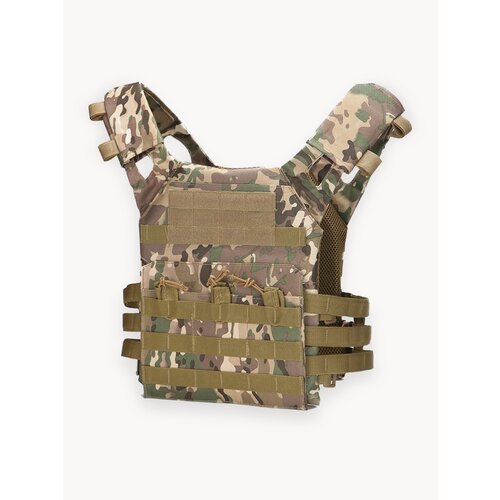 Тактический разгрузочный жилет плитник, мультикам
