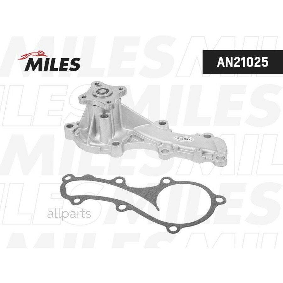 MILES AN21025 Насос водяной NISSAN ALMERA/PRIMERA 1.5/1.6/1.8 99>