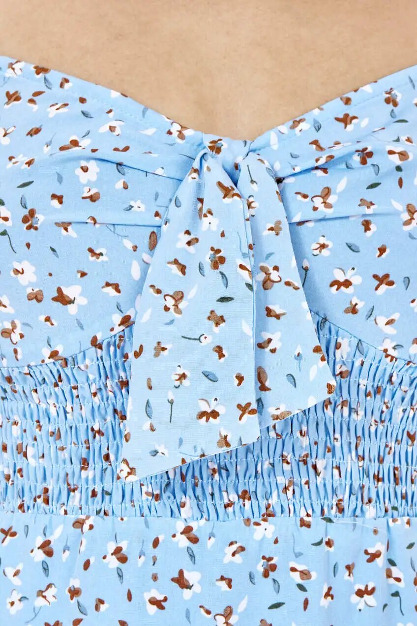 Сарафан Selfie, размер XS, синий — фото 1