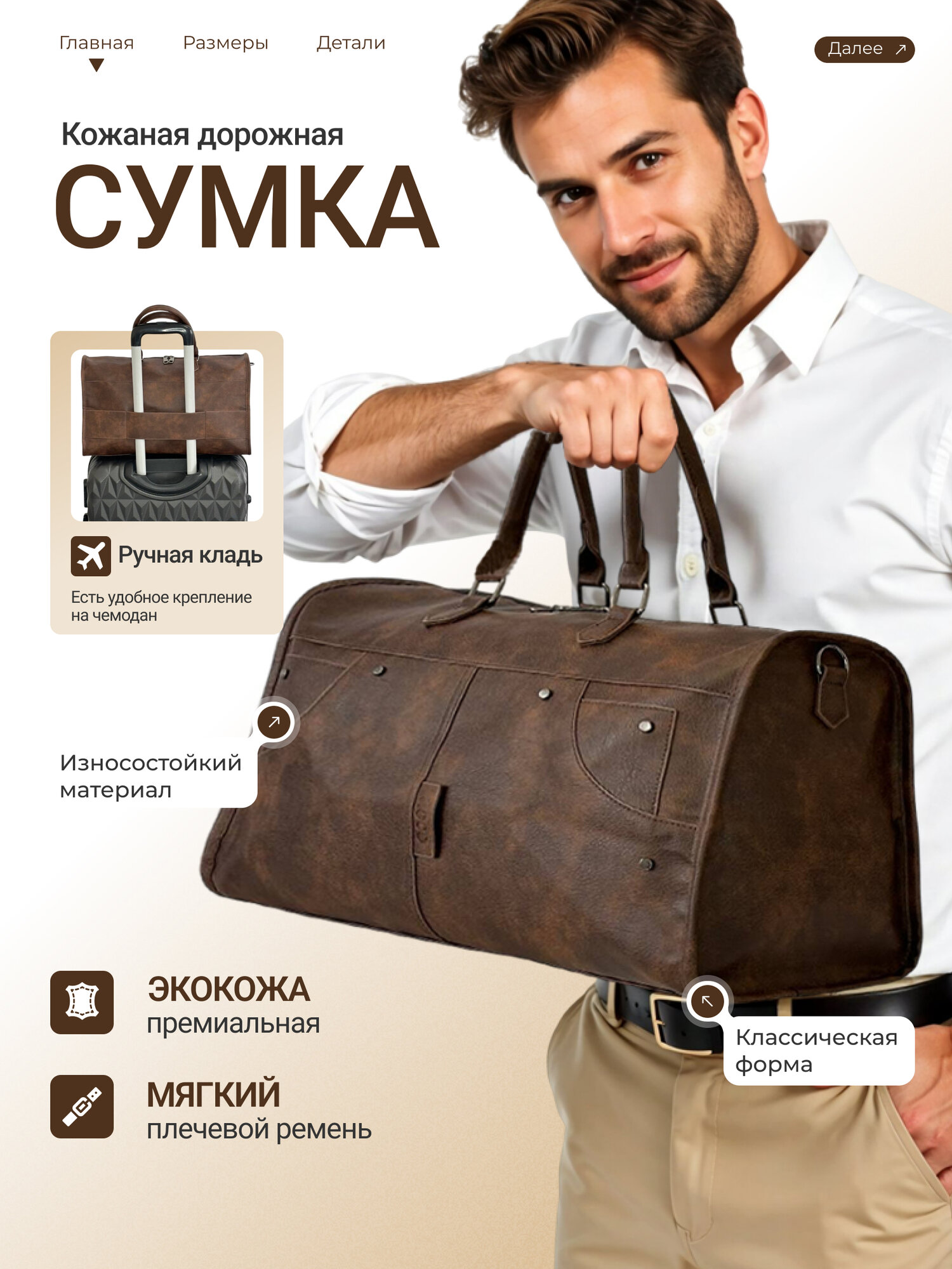 Сумка дорожная 