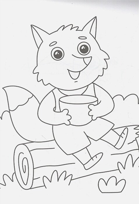 Мини-раскраска для малышей — фото 1