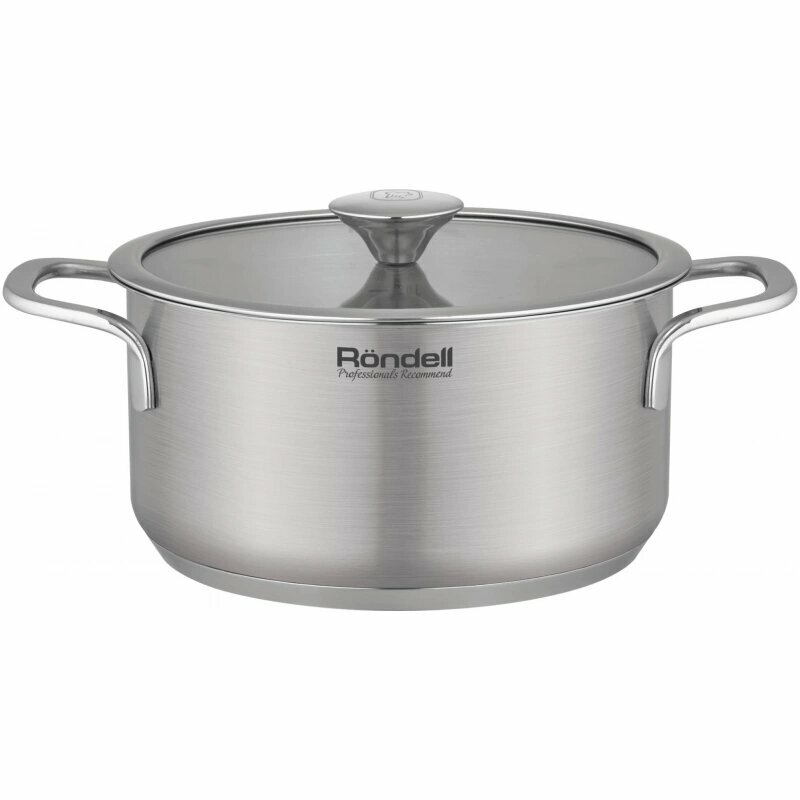 Кастрюля Rondell Modern RDS-1747, 2.8л, стальной