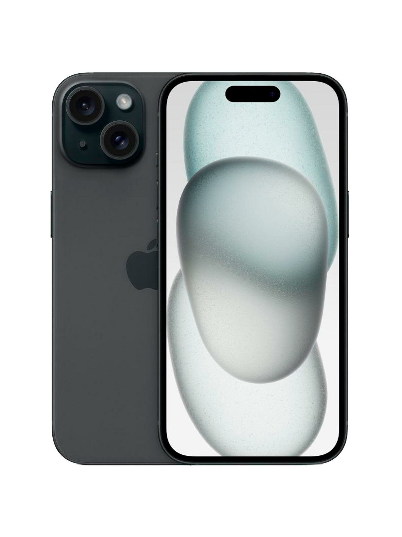 Смартфон Apple iPhone 15 128GB nanoSim/eSim Black — фото 1