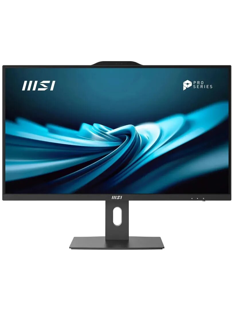 Моноблок 27' MSI PRO AP272P 14M-636XRU 9S6-AF8321-636 i3-14100/16GB/512GB SSD/UHD Graphics/1920x1080 IPS/WiFi/BT/cam/мышь/клавиатура/noOS/black