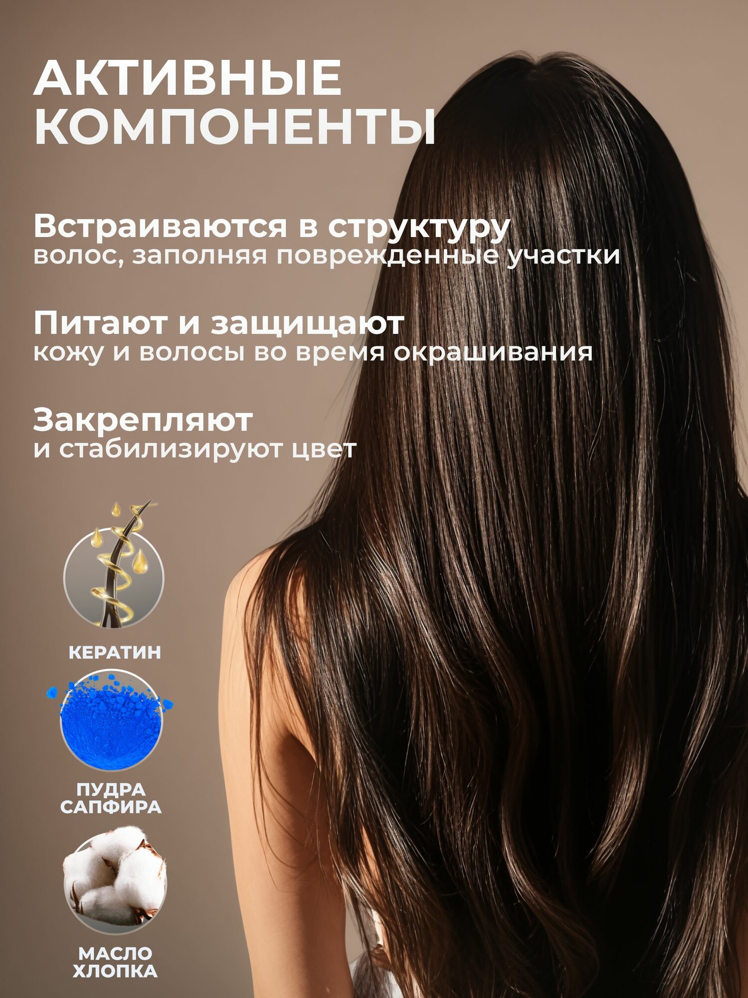 Нашатырный Спирт Краска для волос профессиональная без аммиака Inebrya Bionic Color Синий корректор, 100 мл