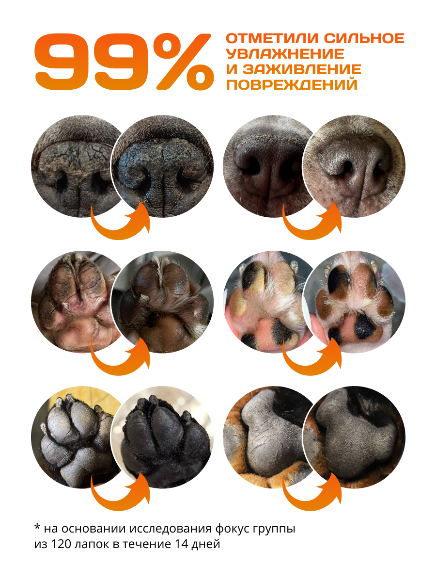 Воск для лап собак и кошек, защитный, увлажняющий, заживляющий, 100 мл в банке — фото 1