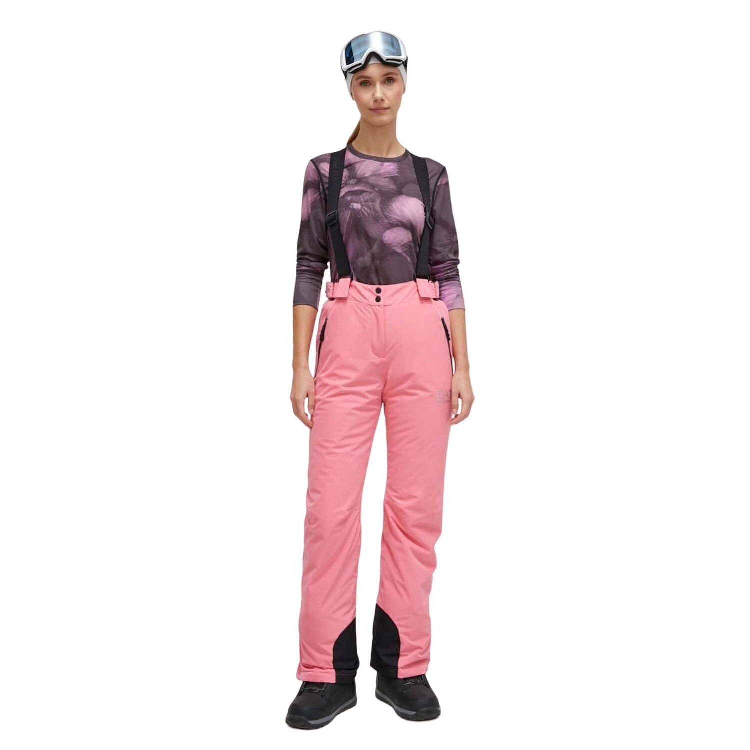 Брюки EA7 EMPORIO ARMANI, размер M, розовый