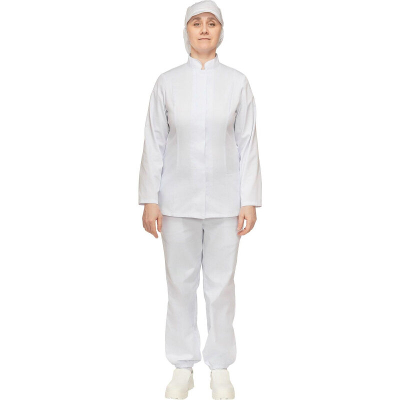 Куртка для пищевого производства жен. у17-КУ хассп белая (56-58)170-176