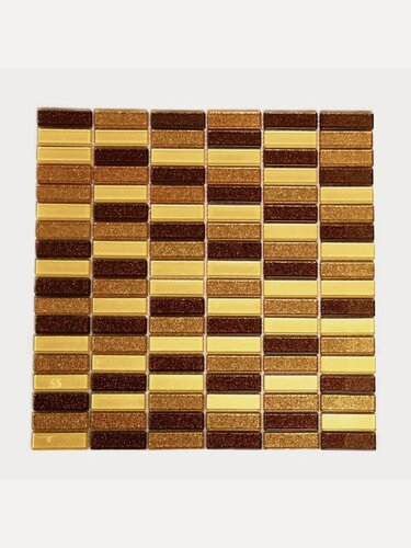 Изображение товара Плитка мозаика стеклянная КерамограД 30х30см KG101m/ 5 сеток