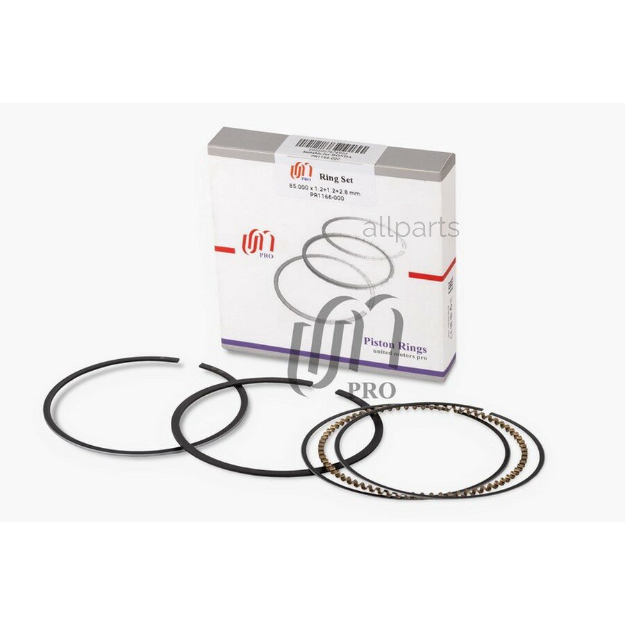UMPRO PR1166000 Кольца поршневые STD Honda F18B/F20B/F22B D 85.0 STD 1.2-1.2-2.8 на 1 цил.