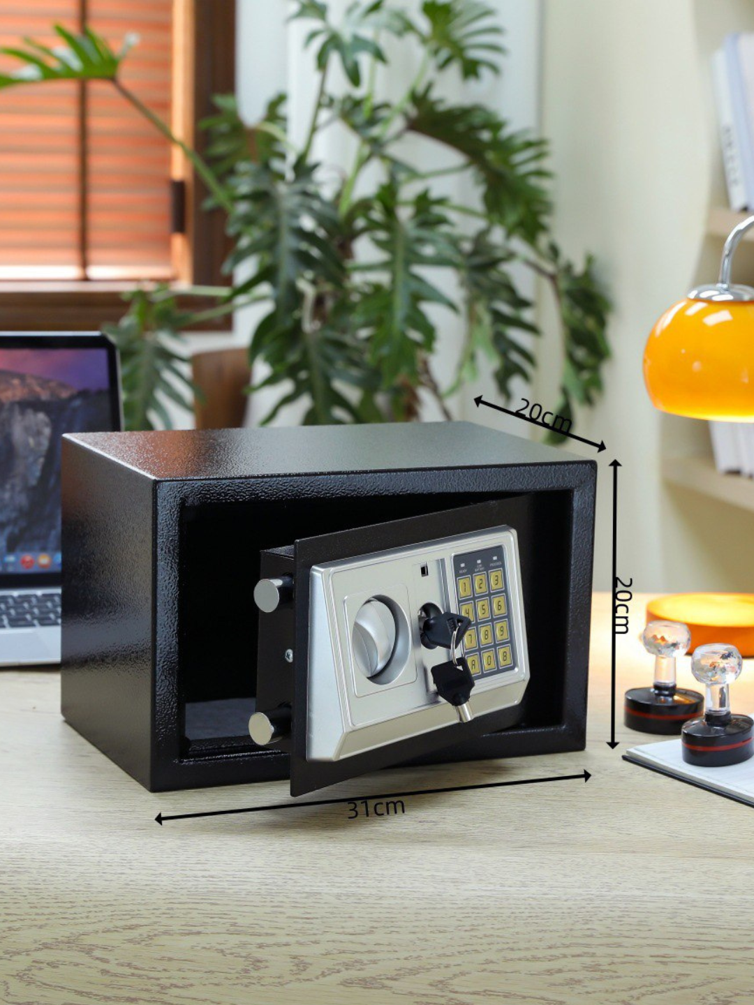 Сейф мебельный, для денег и документов ART-Wave 20EA, с кодовым замком, 20*31*20 см 4.5кг — фото 1