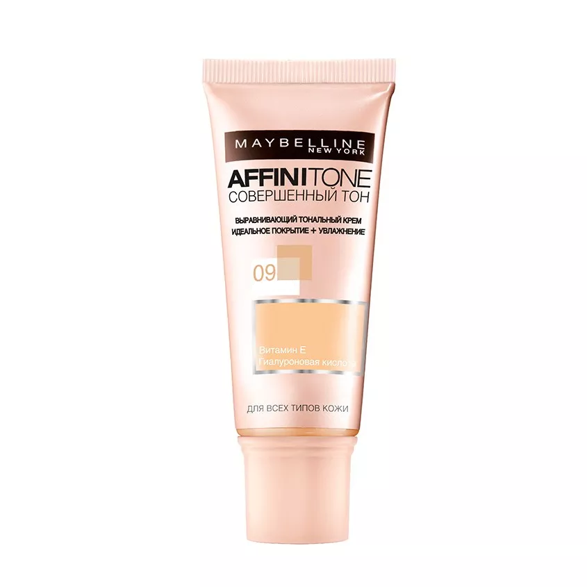 Maybelline New York Тональный крем для лица Affinitone №09 Розово-опаловый, 30 мл