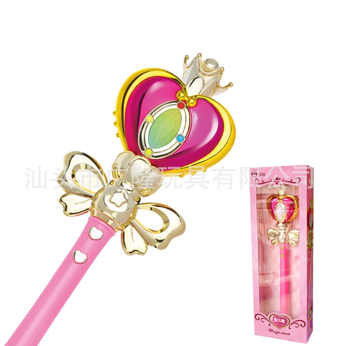 Волшебная красивая для девочек со стразами Детская светящаяся игрушка с дизайном из аниме Сейлор Мун/ Sailor Moon 