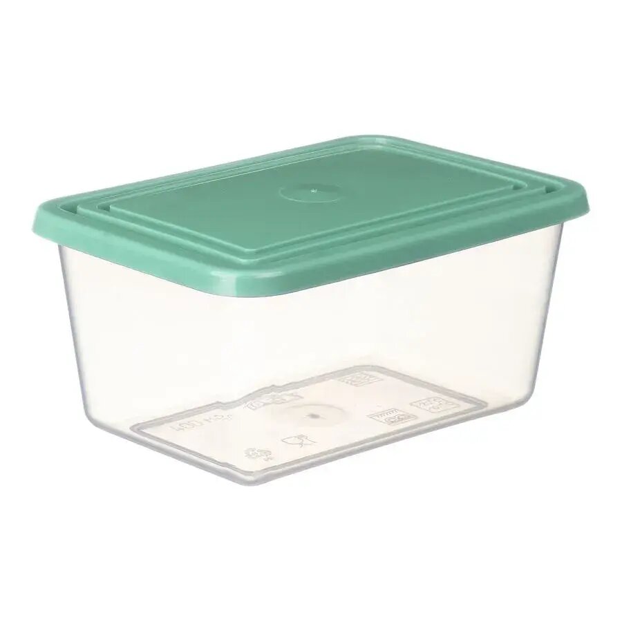 Емкость для продуктов 450 мл прямоугольная пластик морозоустойчивая микроволновка посудомойка Idea
