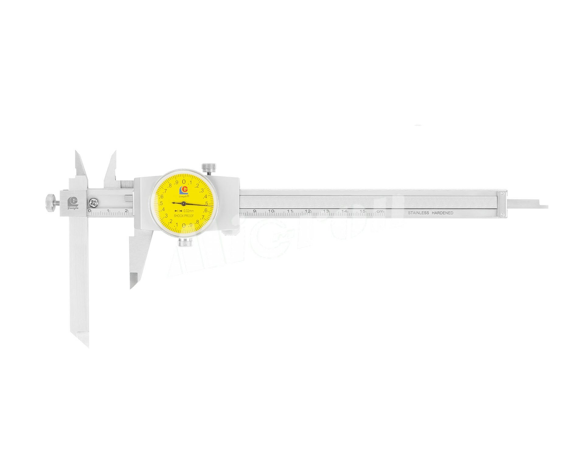 Штангенциркуль с круговой шкалой GuangLu 0-150 0,02 для уступов 177-132