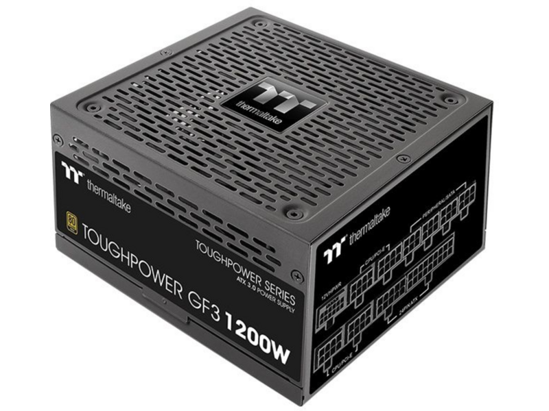 Блок питания ATX 1200W Toughpower GF3 Gen.5 80+ gold 24pin APFC 140mm fan color LED 12xSATA Cab Manag RTL