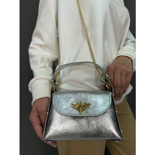 Сумка клатч Sefaro, фактура зернистая, Verde Olivia Dollaro