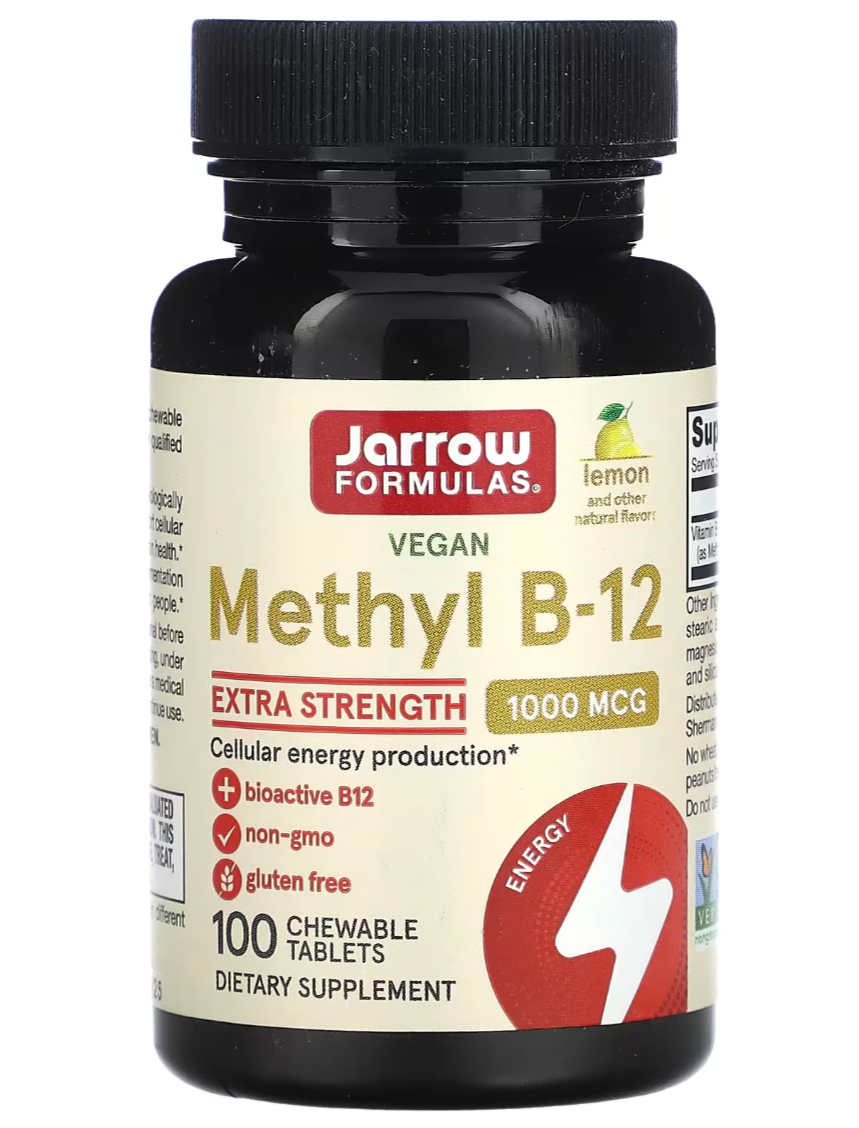 Таблетки Jarrow Formulas Methyl B-12, 80 г, 1000 мкг, 100 шт.