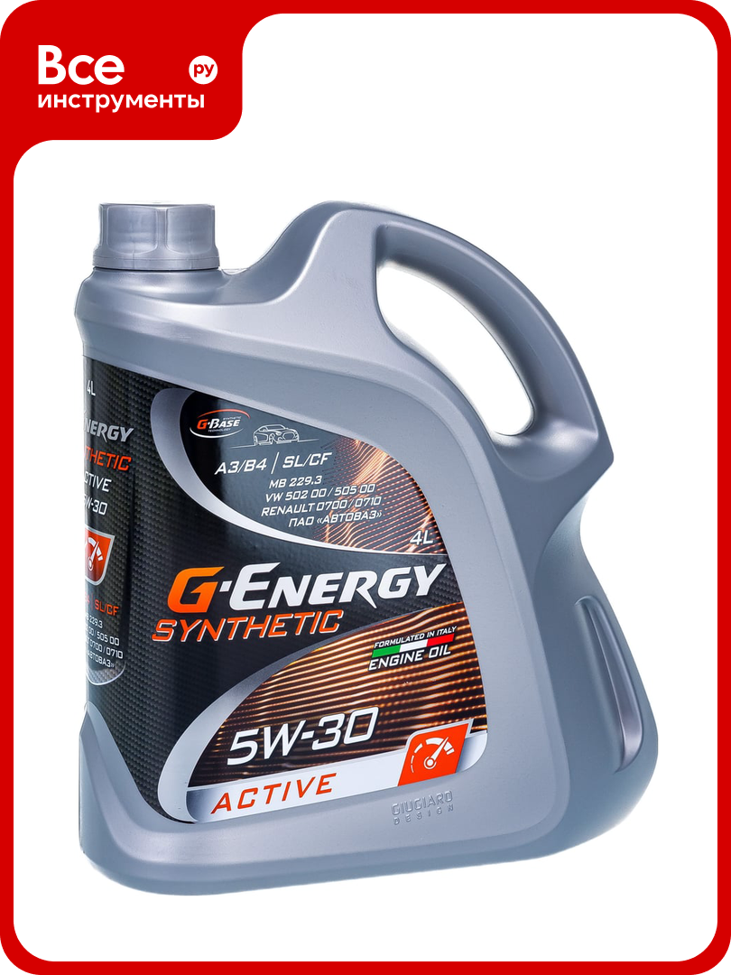 Масло G-ENERGY Synthetic Active 5W-30 4 л 253142405
