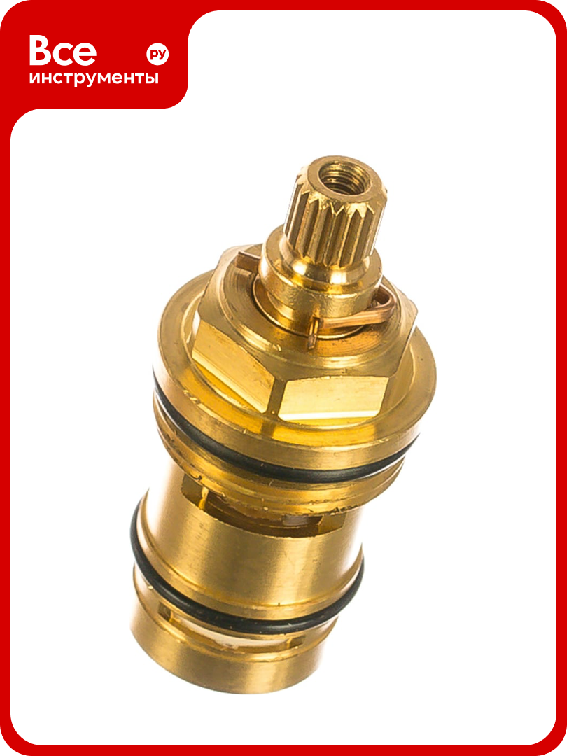 Кран-букса LEDEME 1/2 керамика 20 шлицов угол поворота 90° для переключения душа L52-6 113786