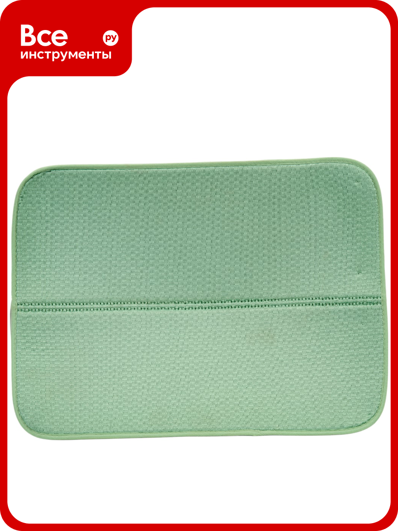 Коврик для сушки посуды Рыжий кот Skandi зеленый 45x35 см 105024