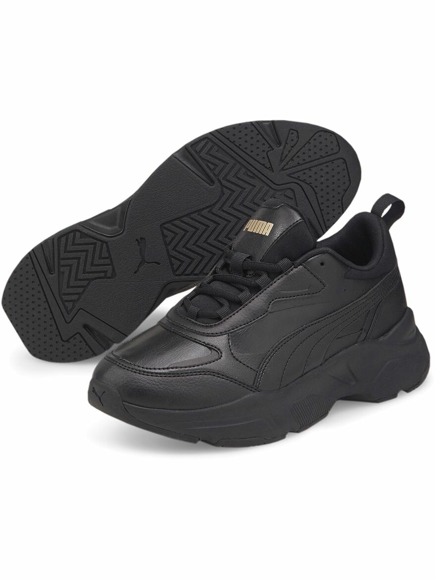 Кроссовки PUMA CASSIA SPORT LITE TRAINERS W, полнота F, размер 3,5 UK, черный