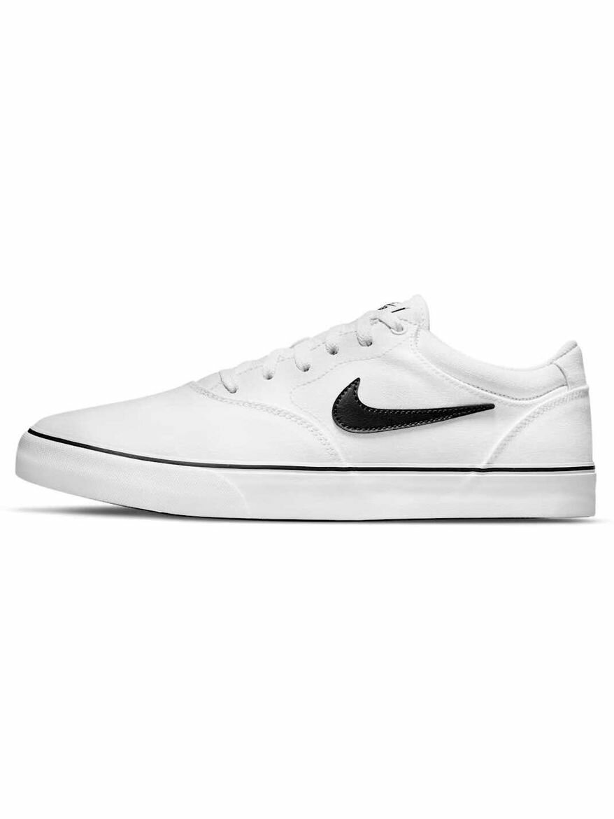 Кроссовки NIKE SB Chron 2 Canvas, полнота F, размер 9 US, белый,