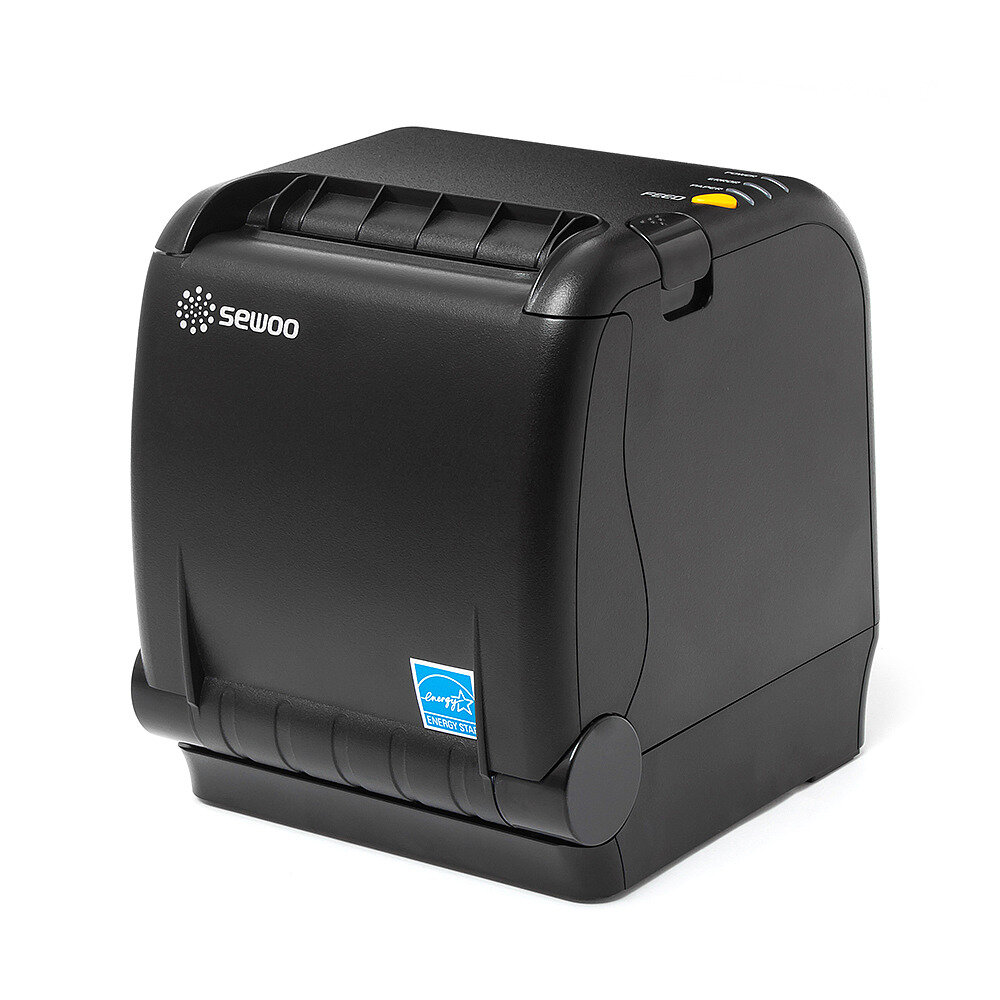 Чековый принтер Sewoo SLK-TS400, термопечать, автоотрезка, USB, Ethernet, чёрный