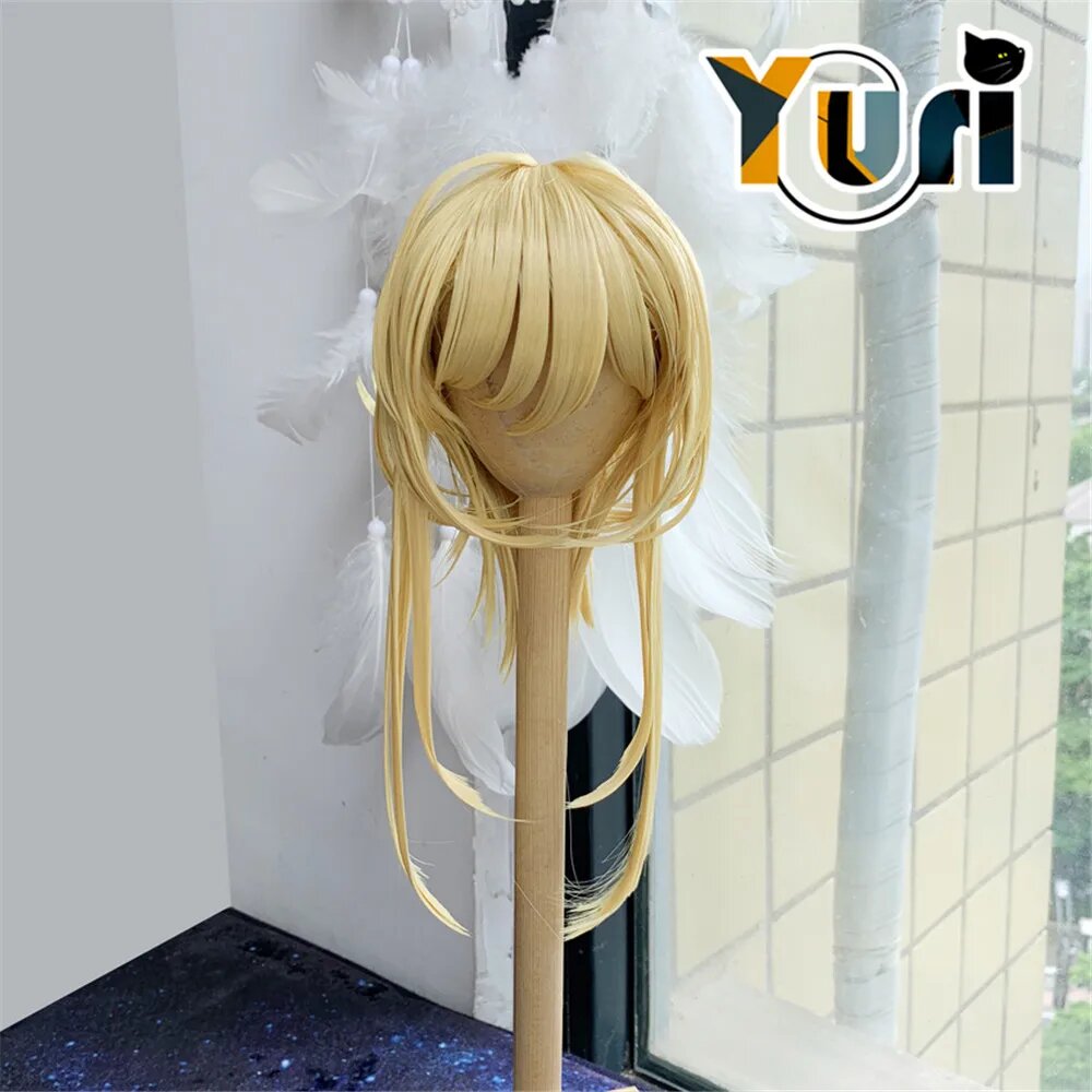 BJD парик Genshin Impact светлый хлопок 1/3 1/4, B, S one third size