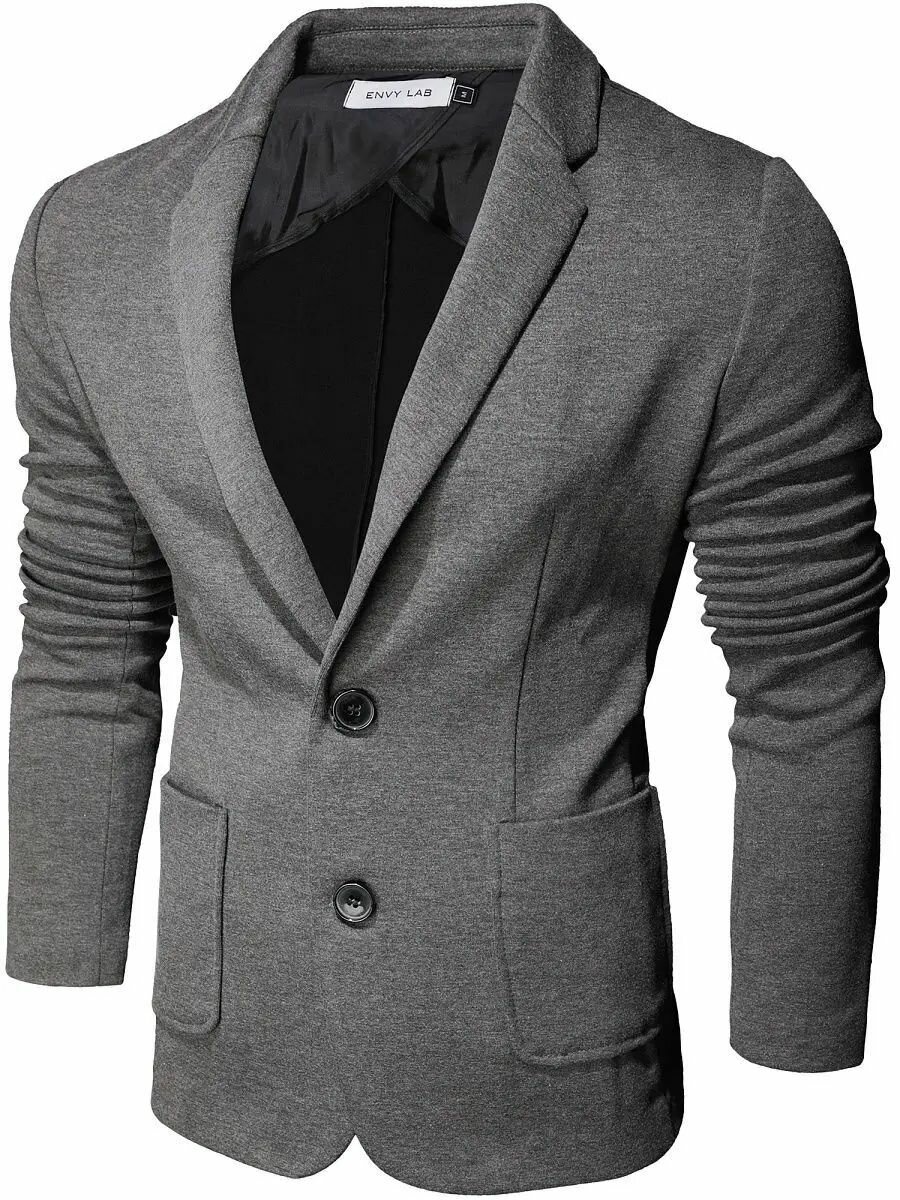 Пиджак Envy Lab, размер M, антрацитовый