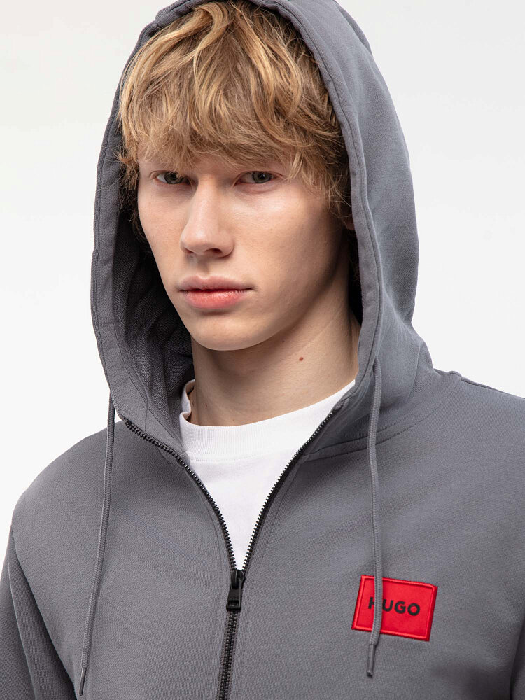 Толстовка HUGO, размер 46, , темно-серый — фото 1