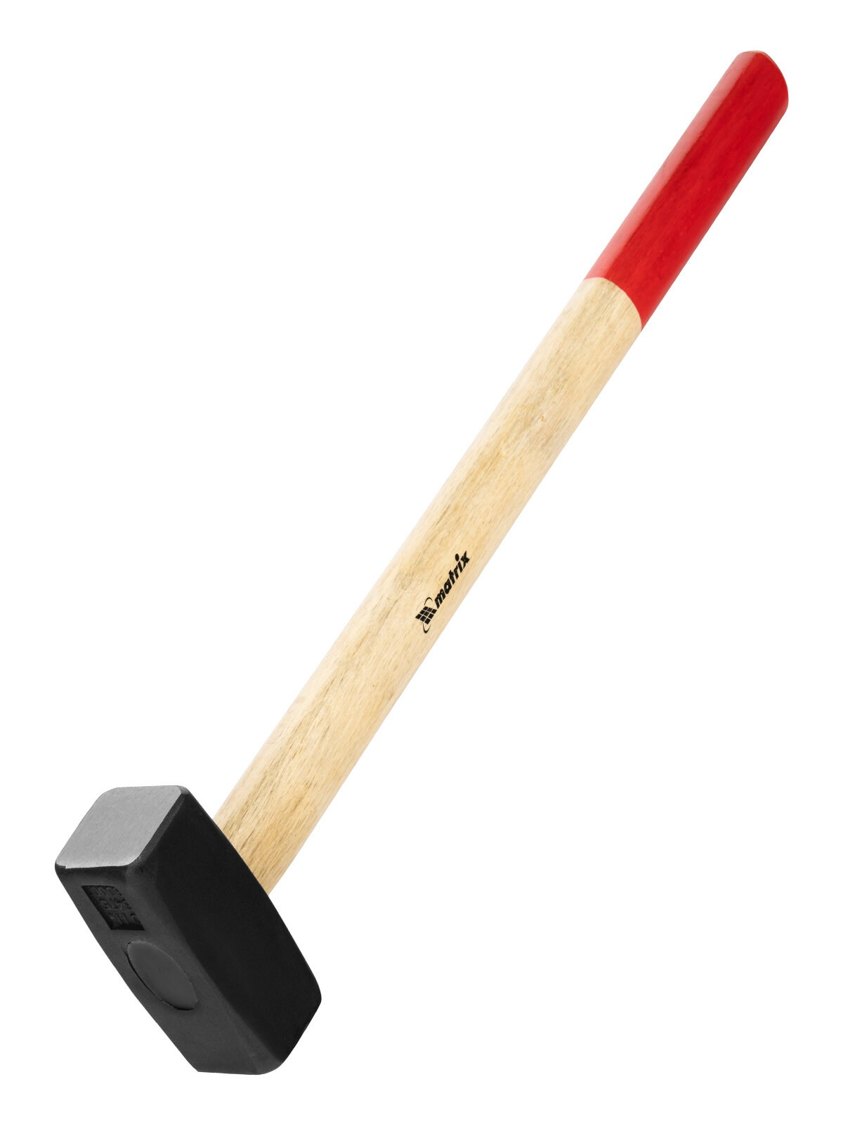 Кувалда 3 кг Matrix 700 мм кованая головка из стали 45 с защитным покрытием и деревянная рукоятка 11029