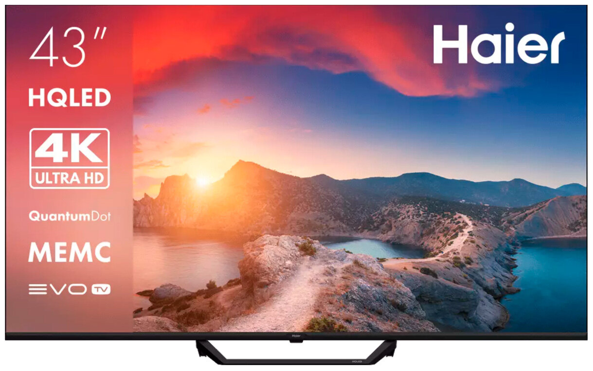 Телевизор Haier 43 Smart TV S2 Pro, разрешение 3840x2160, Android TV 11