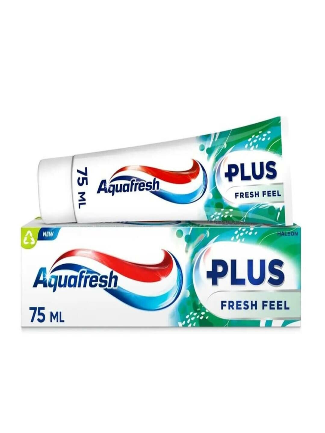 Зубная паста Aquafresh "Plus Fresh Feel", с фтором, освежающая, 75мл