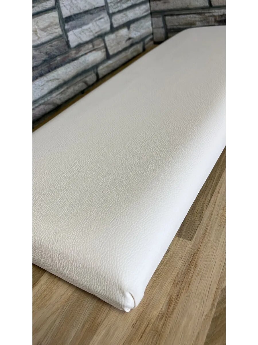 Сидушка на банкетку, обувницу, Студия кованой мебели Нива, цвет белый — фото 1