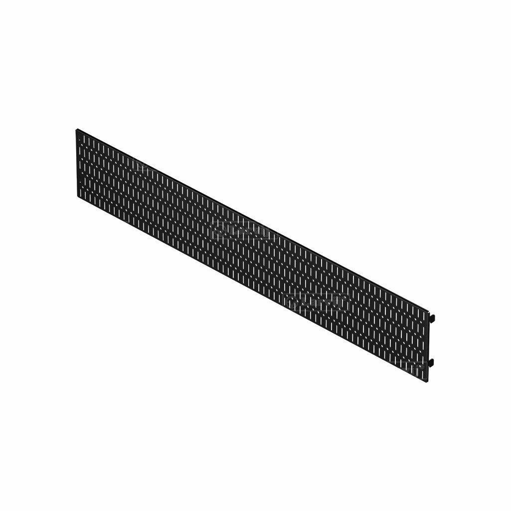 Перфорированная панель 890х155 мм черная