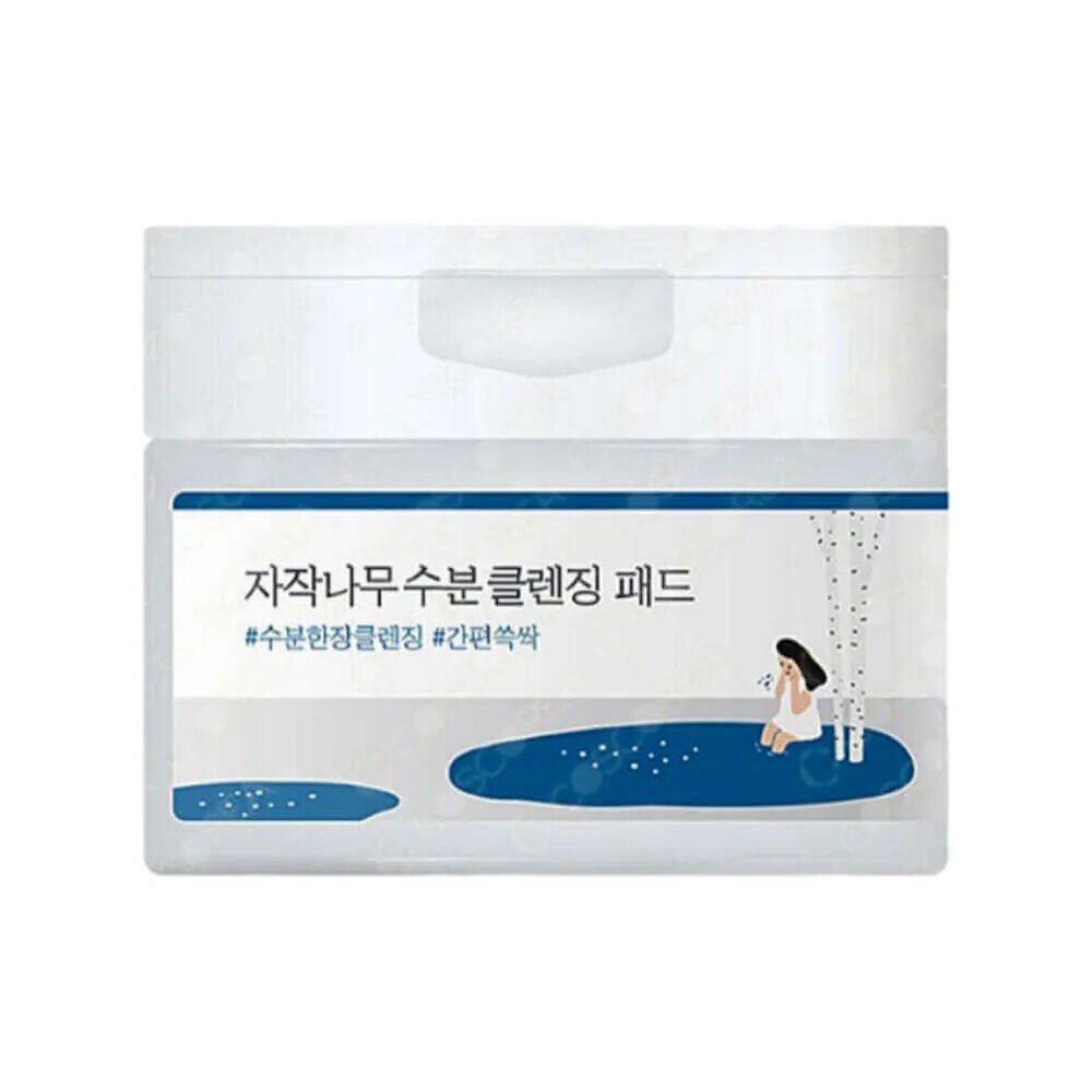Очищающие пэды для лица ROUNDLAB BIRCH JUICE CLEANSING PAD 60EA