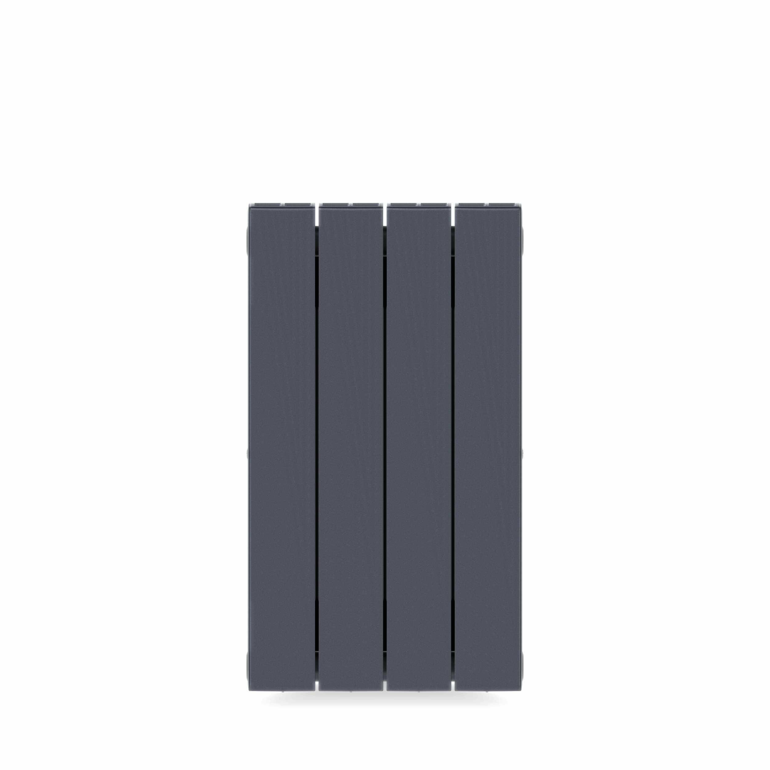 Радиатор Rifar Supremo 500/90 биметалл 4 секции боковое подключение цвет серый