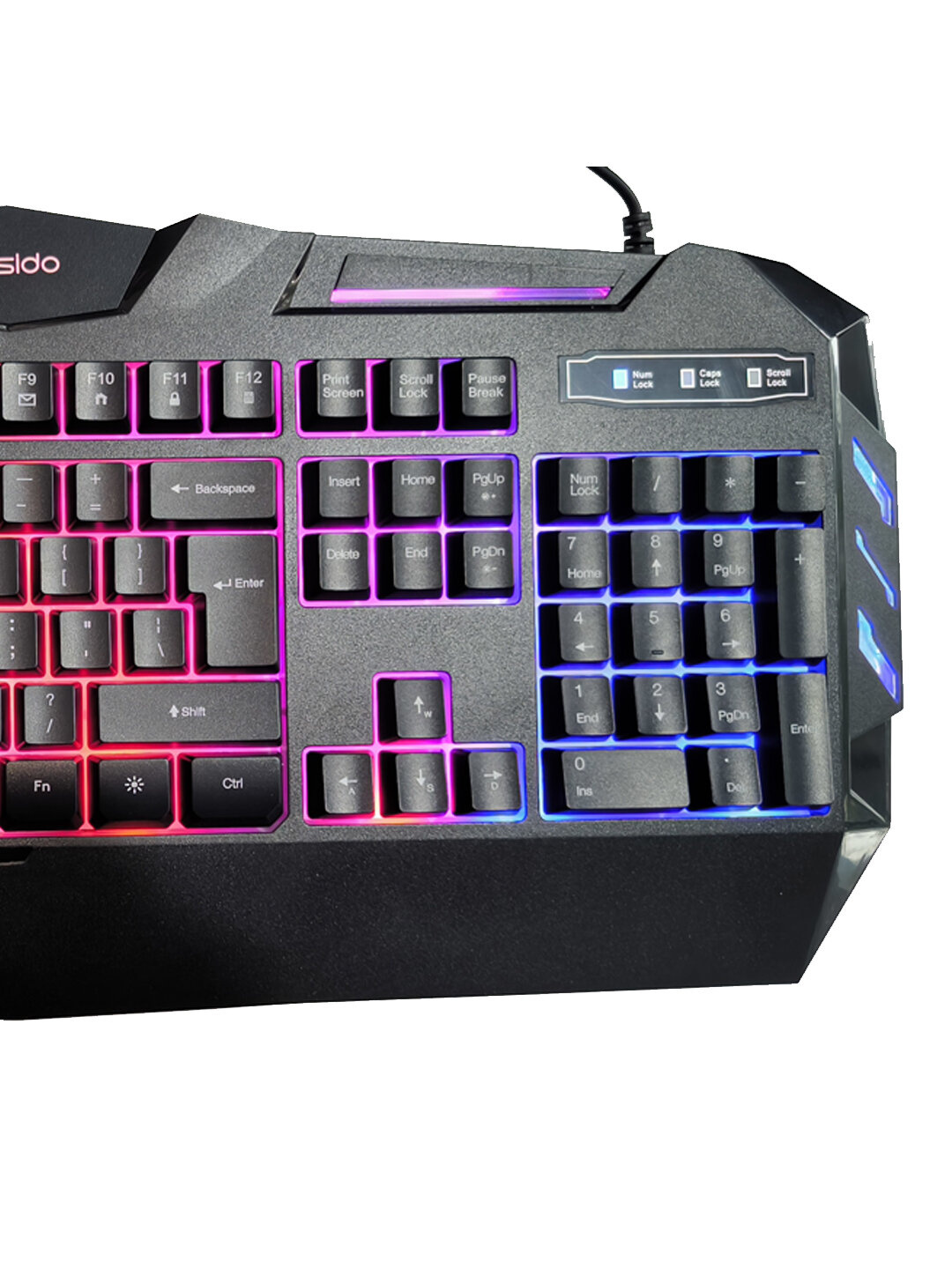 Игровая клавиатура Yesido KB21 RGB, 104 клавиши, эргономичный дизайн, механическое ощущение, кабель 1.5м — фото 1