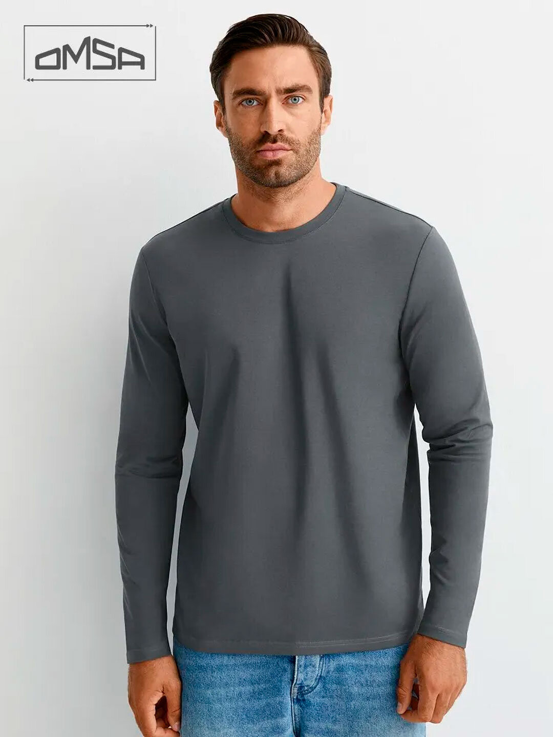 Лонгслив neo, размер 56, , графит — фото 1