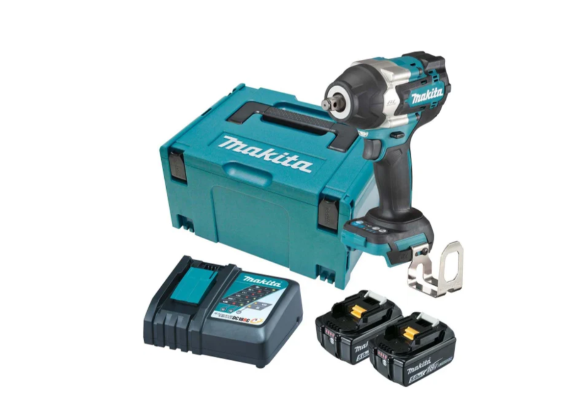 Гайковерт Makita DTW700RTJ (с 2-мя АКБ, кейс)