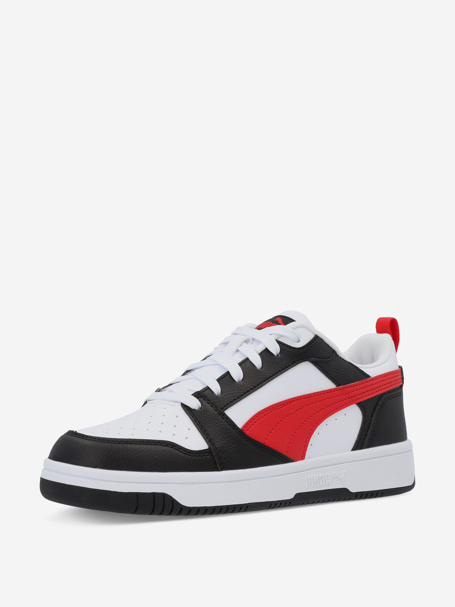 Кеды PUMA, размер 5, белый/черный/красный — фото 1