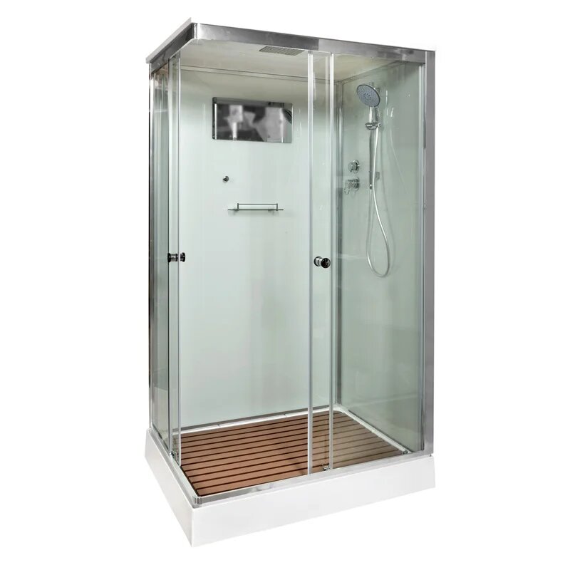 Душевая кабина DTO K402S 120х90 профиль хром стекло прозрачное