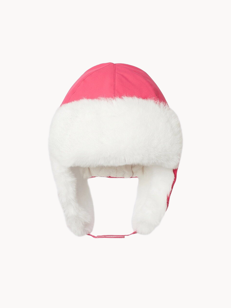 Шапка-ушанка Lassie Kuva для девочек, размер 54, розовый, — фото 1