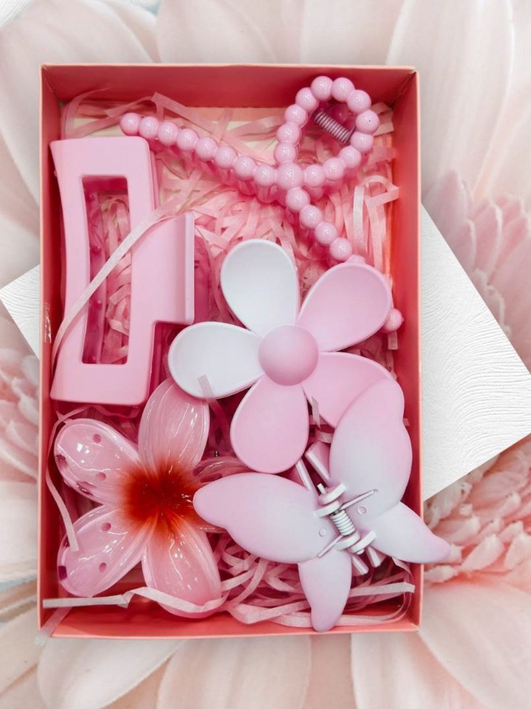 Заколка для волос "Гавая", стильный аксессуар, доступен в разных цветах, 5 в наборе