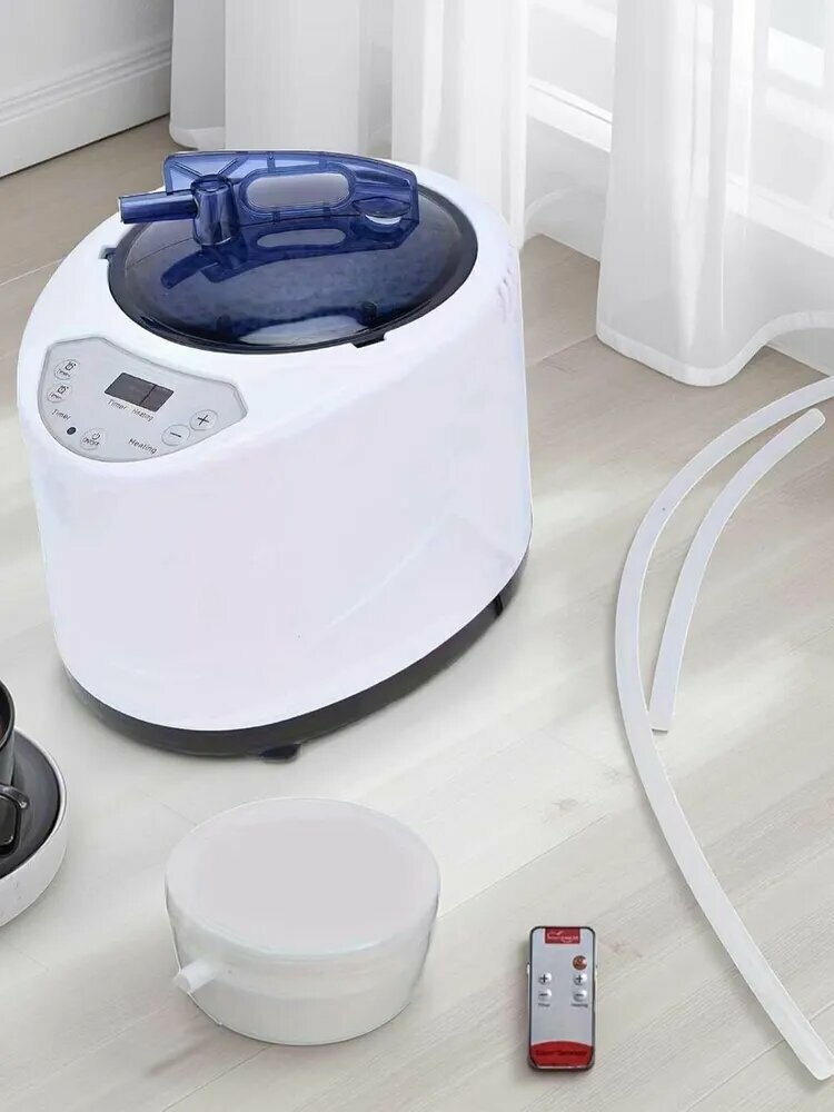 Парогенератор для сауны 2.5 л с пультом ДУ1000 Вт нержавеющая сталь цифровой дисплей SPA для детокса и ароматерапии