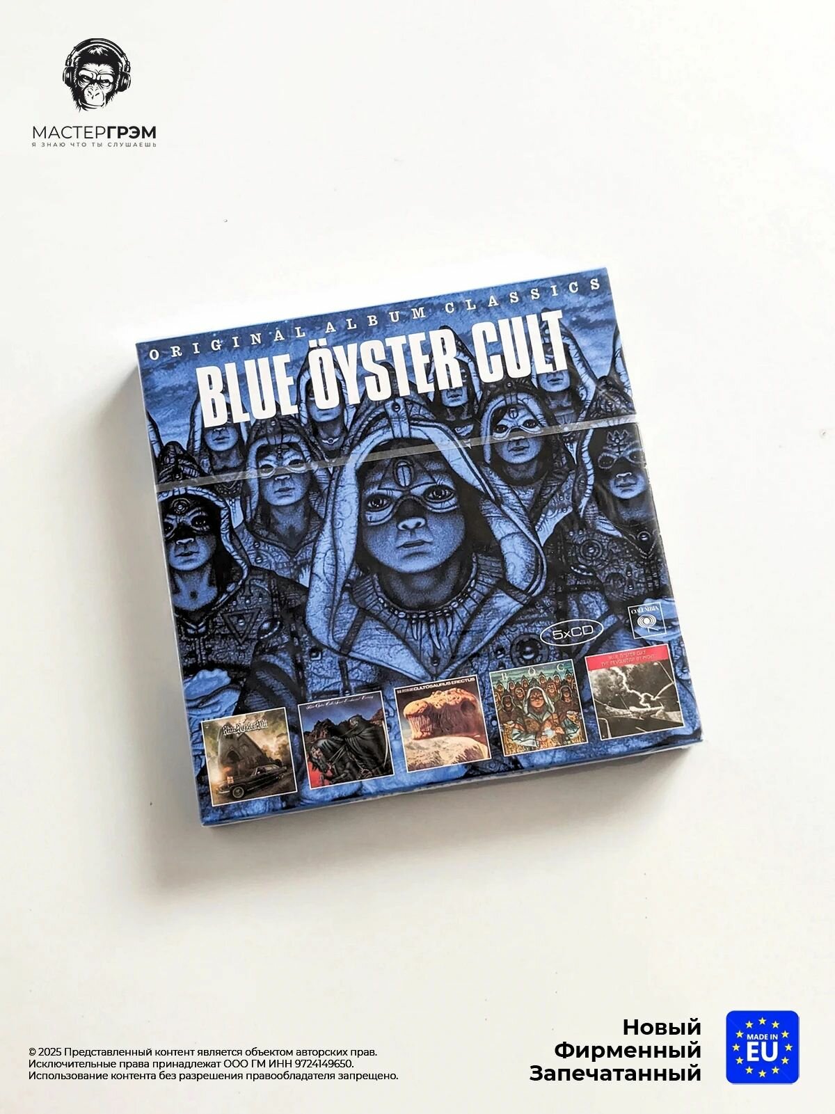 Blue Oyster Cult - Original Album Classics (5CD) 2012 Papersleeves In Case Фирменный аудио диск