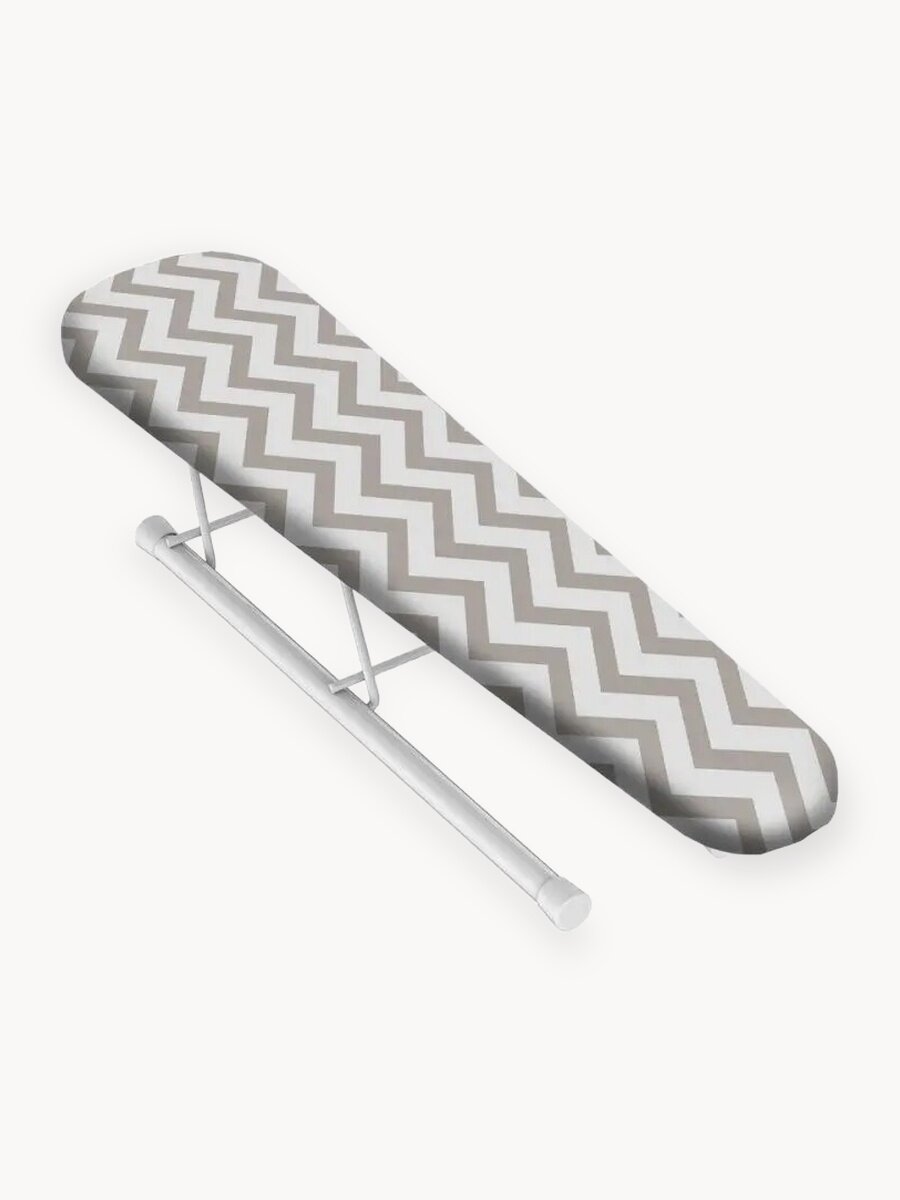 Чехол для гладильного рукава Textile NN "Зигзаг серый", войлок, 52x10 см